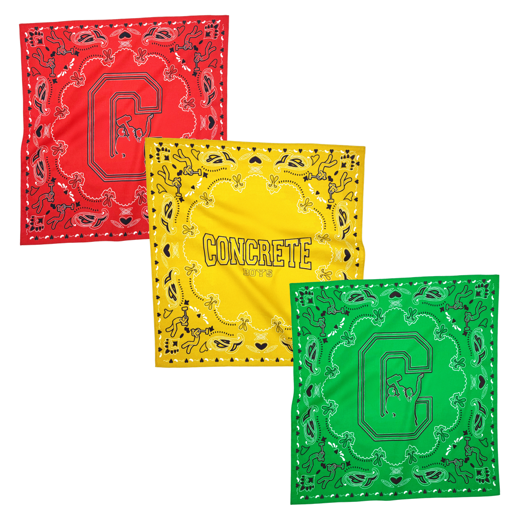 WORKING MAN BANDANA 3-PACK