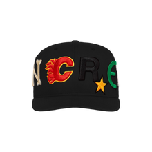 Load image into Gallery viewer, CONCRETE BOYS FLAME SNAPBACK (BLACK)
