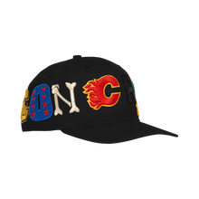 Load image into Gallery viewer, CONCRETE BOYS FLAME SNAPBACK (BLACK)
