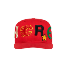 Load image into Gallery viewer, CONCRETE BOYS FLAME SNAPBACK (RED)
