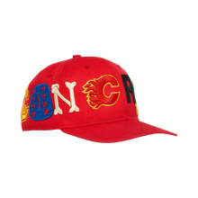 Load image into Gallery viewer, CONCRETE BOYS FLAME SNAPBACK (RED)
