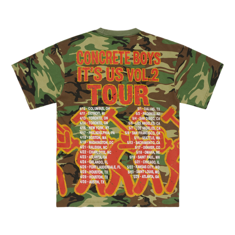 CONCRETE CAMO TOUR TEE